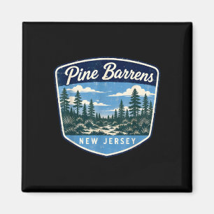 Pine barrens new jersey forest nature outdoor magnet