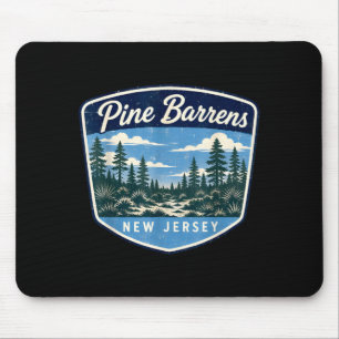 Pine barrens new jersey forest nature outdoor mouse mat
