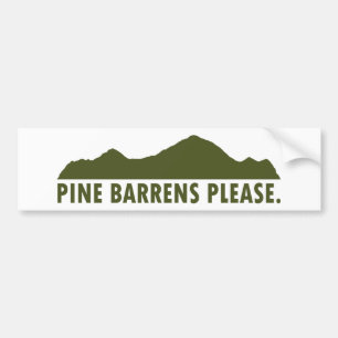 Pine Barrens Please Bumper Sticker