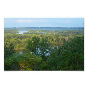 Pine Bend Bluffs Overlooking Mississippi River Photo Print