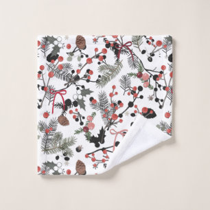 Pine & Berry Bathroom Towel Set