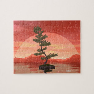 Pine bonsai - 3D render Jigsaw Puzzle