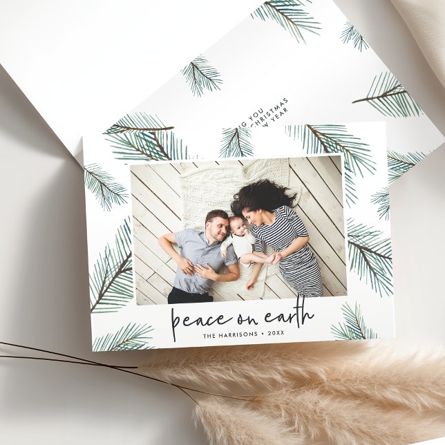 Pine Boughs | Holiday Photo Folded (Creator Uploaded)