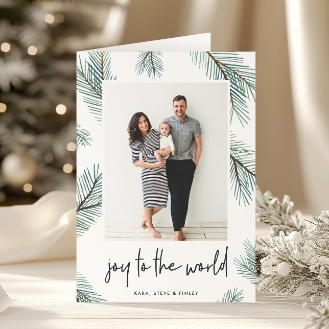 Pine Boughs | Holiday Photo Folded (Creator Uploaded)
