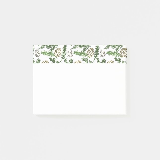 Pine Branches Post-it Notes (Front)