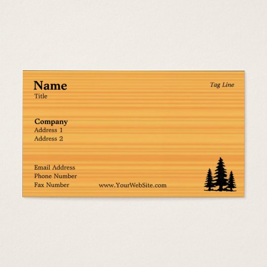 Pine Business Card
