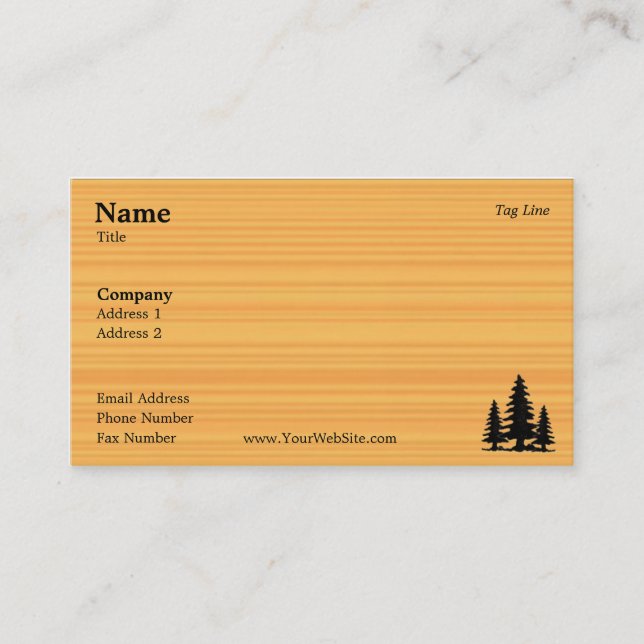Pine Business Card (Front)