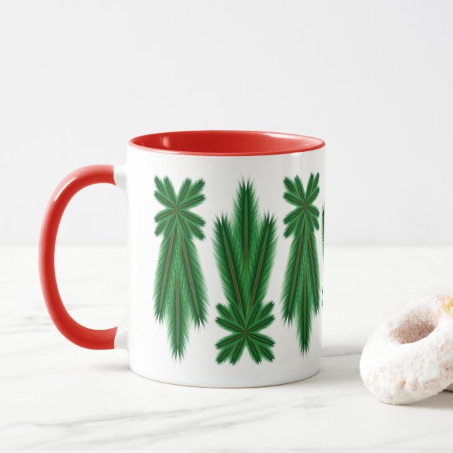 Pine Comet 11oz. Mug - Red (With Donut)