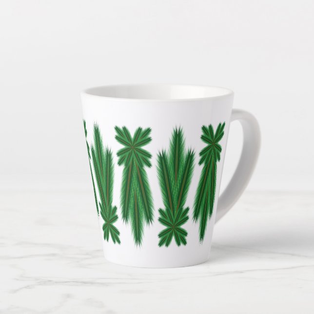 Pine Comet 12oz. Latte Mug (Right Angle)