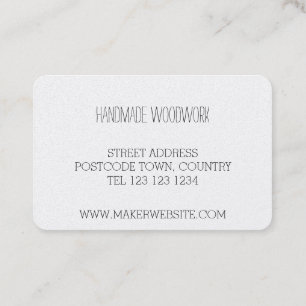 Pine cone business card