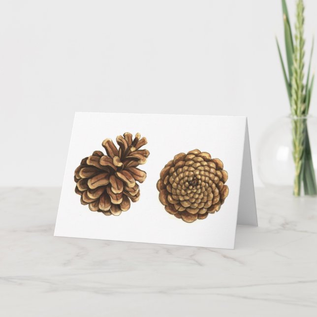 Pine Cone Card (Front)