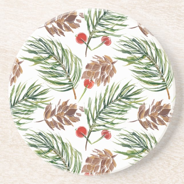Pine Cone Coaster (Front)