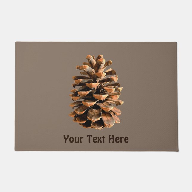 Pine Cone Doormat (Front)