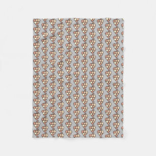 pine cone fleece blanket