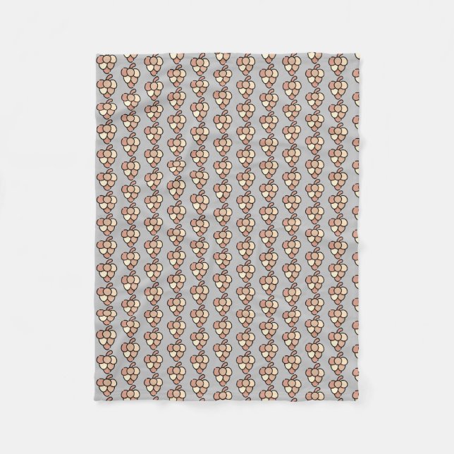 pine cone fleece blanket (Front)