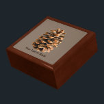 Pine Cone Gift Box<br><div class="desc">A digital rendering of a pine cone from Ma'alot-Tarshiha in northern Israel, the Galilee. Add your own text. The Aleppo Pine (Pinus halpensis), also known as the Jerusalem Pine is the only species of wild pine that grows in Israel. It is commonly accepted that the tree now called “pine” is...</div>