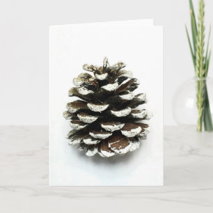 Pine Cone Holiday Card