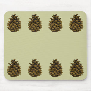Pine cone Illustration Mouse Mat
