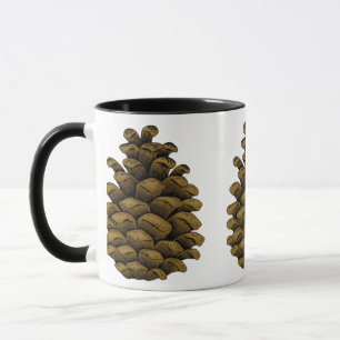 Pine cone Illustration Mug