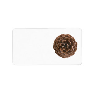 Pine cone label