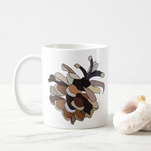 Pine Cone Modern Nature Coffee Mug