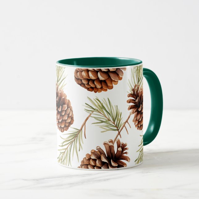 Pine Cone  Mug (Front Right)