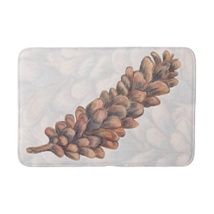 Pine Cone Nature Bath Mat