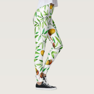 Pine-cone-pattern-  Zazzle_Growshop. Leggings