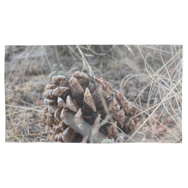 pine cone pillowcase (Front)