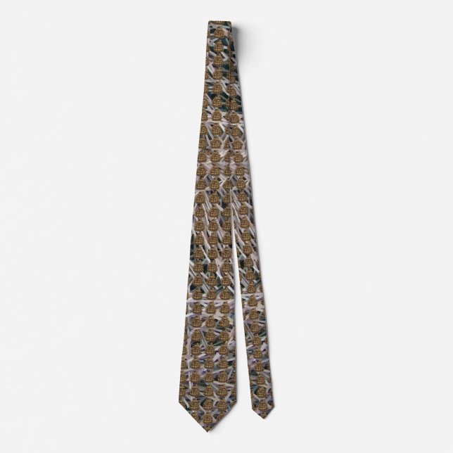 Pine Cone (Ponderosa) Needle Background Tie (Front)