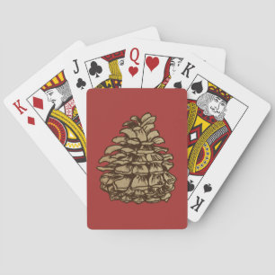 Pine Cone (Ponderosa) Playing Cards
