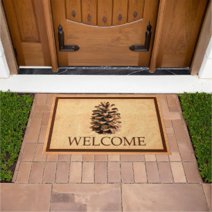 Pine Cone - Welcome Doormat