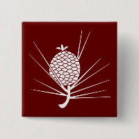 Pine cone with needles