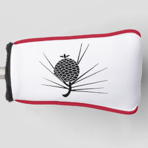 Pine cone with needles golf head cover