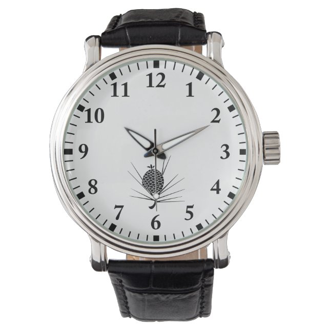 Pine cone with needles watch (Front)