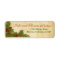 Pine Cones and Holly Berries Return Address Label