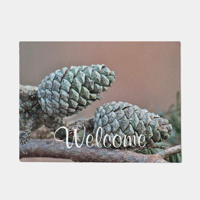 Pine cones doormat (Front)