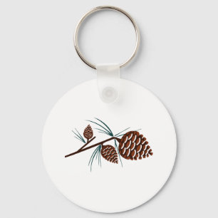 Pine Cones Key Ring