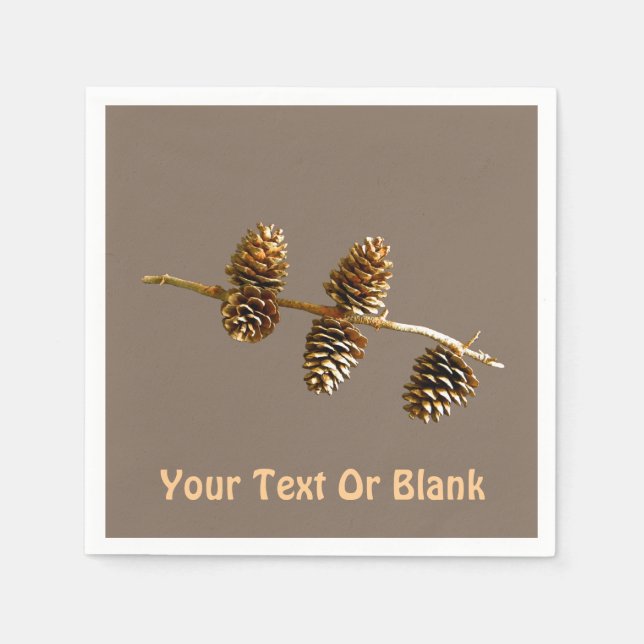 Pine Cones Napkin (Front)