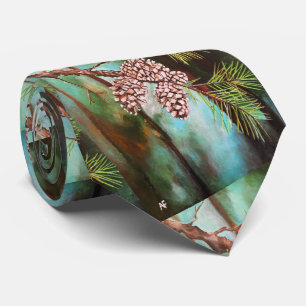 Pine Cones on a Winter's Day by Alfred Fox Tie