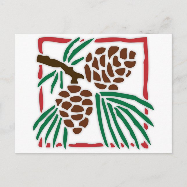 Pine Cones Postcard (Front)