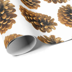 Pine cones Wrapping Paper