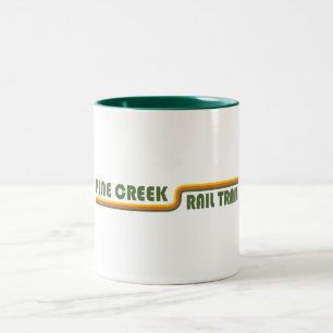 Pine Creek Rail Trail Two-Tone Coffee Mug