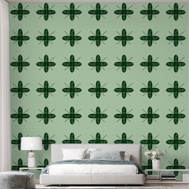 Pine Design Wallpaper (Bedroom)