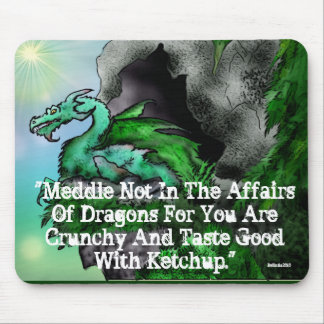 Pine Dragon/Crunchy Mouse Mat