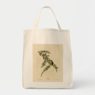 Pine Finch (Pine Siskin), Audubon Birds of America Tote Bag