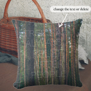 Pine forest cushion
