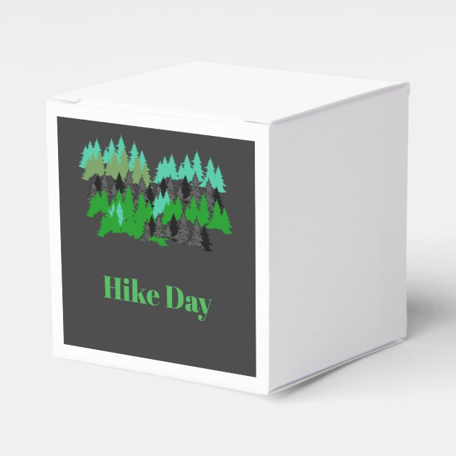 Pine forest  favour box (Front Side)