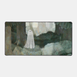 Pine Forest Ghost Desk Mat