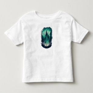 Pine Forest Landscape Fine Jersey Toddler T-Shirt